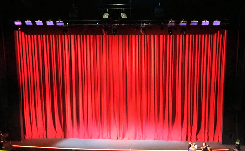 Vorhang im Berlinale Palast